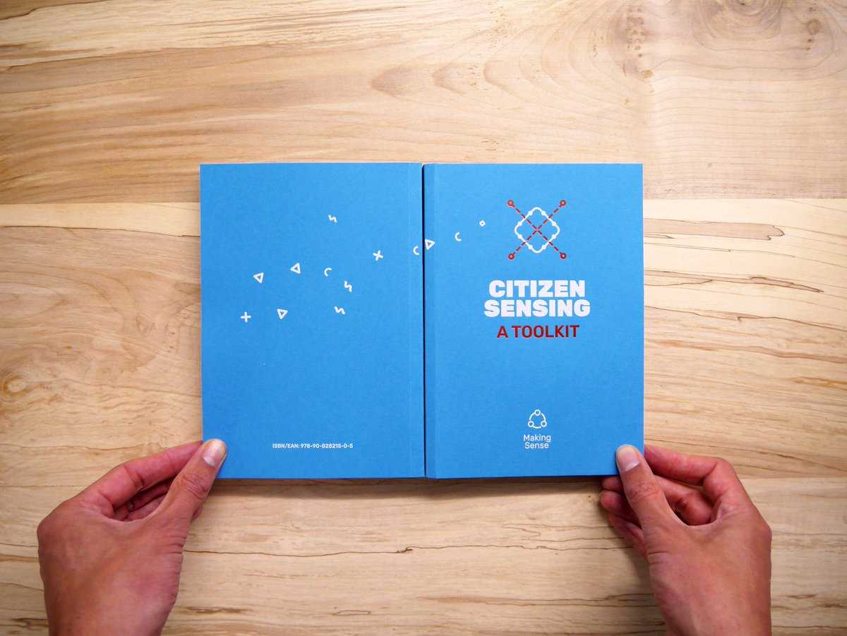 Three books titled "Citizen Sensing Toolkit".
